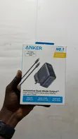 Anker 100W 3-Port USB-C Charger with Smart Display & 4.9ft Cable - 1