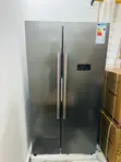 GE Side-by-Side Refrigerator - Stainless Steel/Brushed Metal - 3