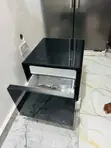 Modern Smart Side Table with Fridge & Wireless Charging - 2