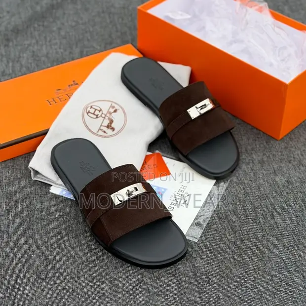 Genuine Bally Leather Slippers - 1