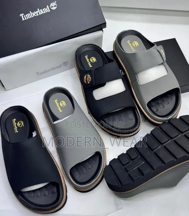 Genuine Leather Timberland Slippers - 1