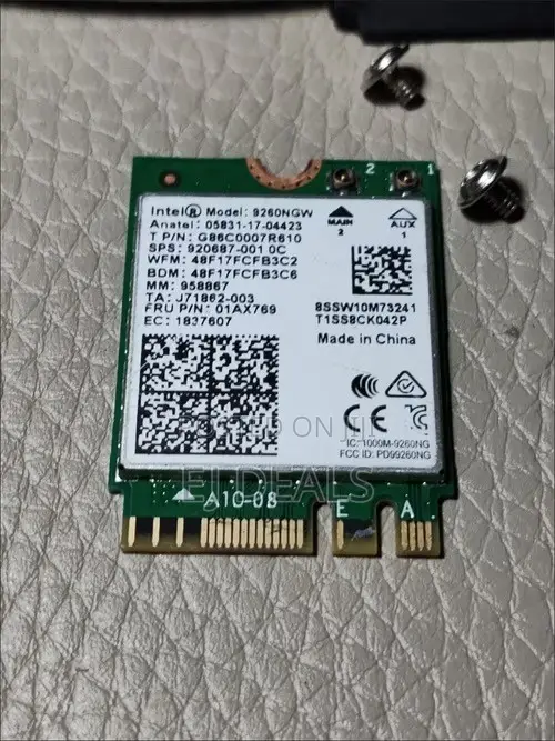 Intel Wireless Network Card 9260AC (M.2 E Key, 5G Wi-Fi, Bluetooth) - 1
