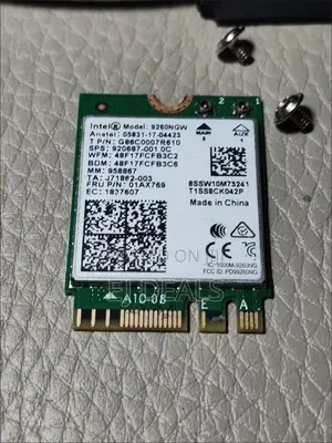 Intel Wireless Network Card 9260AC (M.2 E Key, 5G Wi-Fi, Bluetooth)