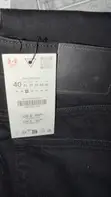 Zara Men's Slim Tapered Jeans - Black, Waist 31, Length 32 - 3