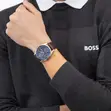 Hugo Boss Principle Blue Dial Leather Strap Watch | Hb1514273 - 3
