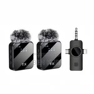 Dual Wireless Lavalier Microphone for Phones