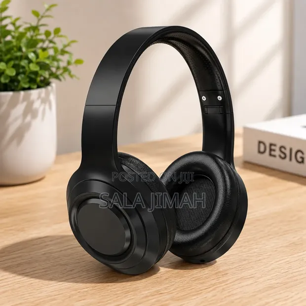 Wireless Bluetooth Over-Ear Headphones - Black - 1