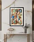 A3 Abstract Framed Wall Art - 1