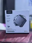 UGREEN 160W Smart Display GaN Charger with Retractable Cable - 1
