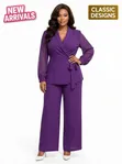 Classic Ladies Blazer Suit - 5
