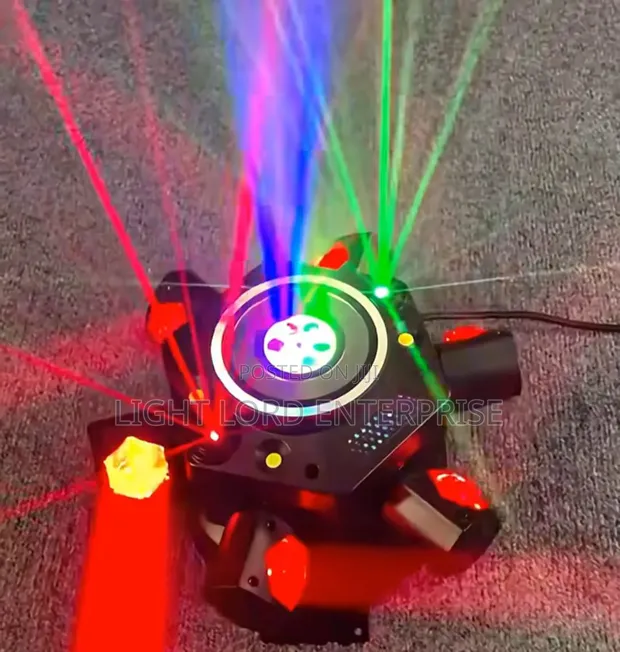 Moving Head DJ Lights - 6 Arms, 150W RGBW 4in1 LED - 1