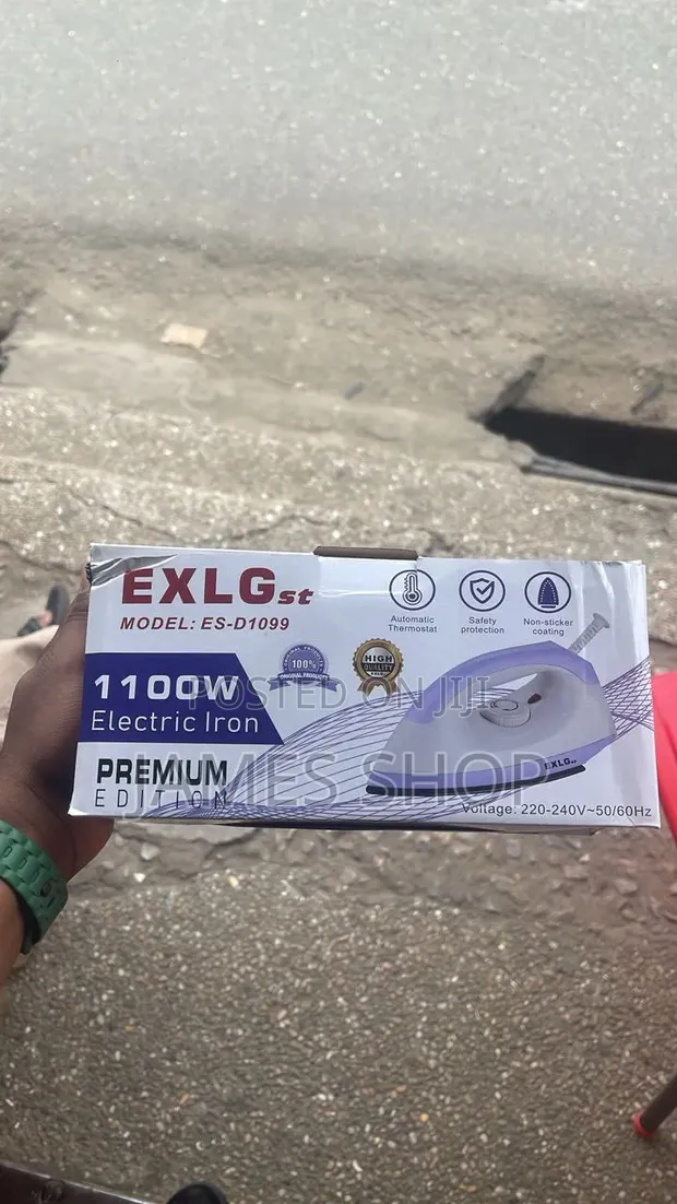 EXLG Electric Iron ES-D1099 - 1100W Premium - 1