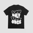 Black Cotton T-Shirt - 1