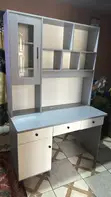 Modern 1.2m Study Desk with Hutch and Shelving - 4