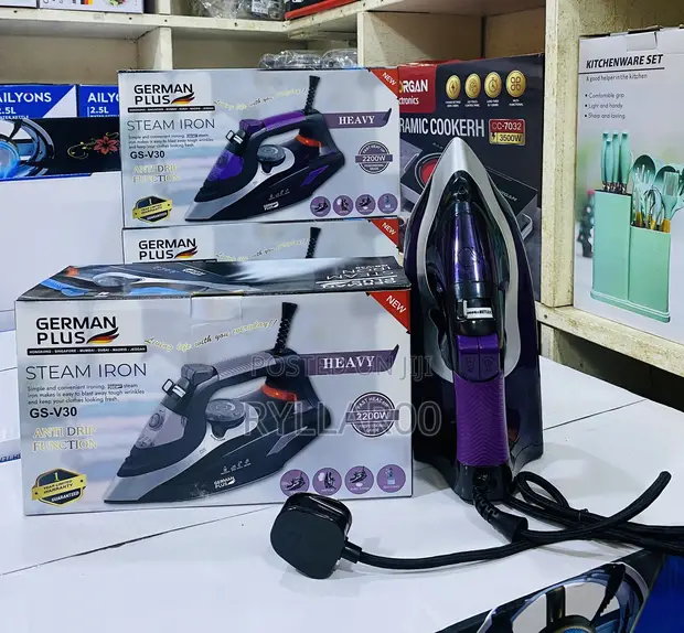 German Plus Heavy Steam Iron - 1