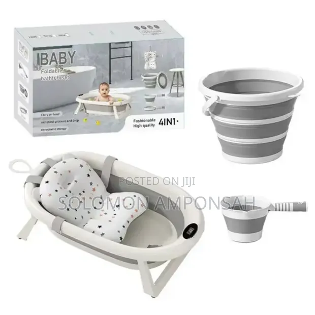 Foldable Baby Bath Set (4-in-1) - 1