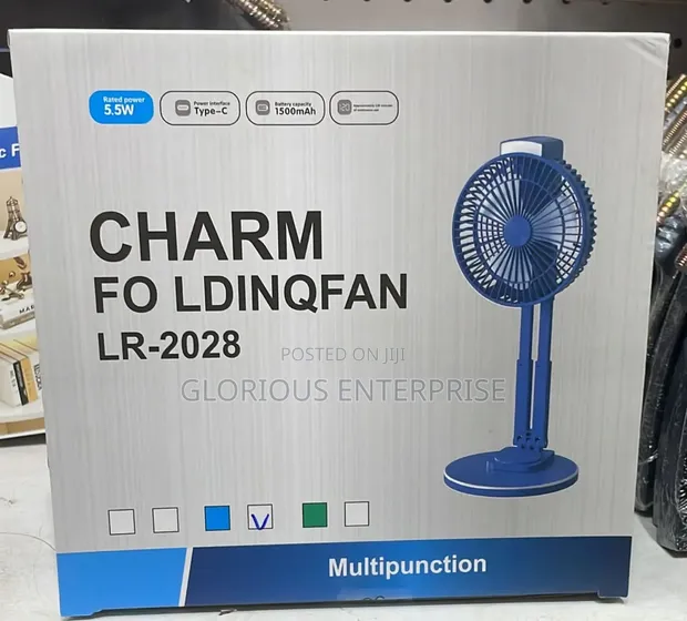 Adjustable Rechargeable Fan - 1