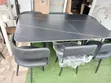 Royal Comfort Marble Dining Set - Black - 2