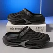 Black Comfortable Crocs - 2