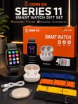 CROWN Q18 Series 11 Smart Watch Gift Set - 2