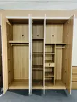 5-Door High-Gloss Wardrobe - 2