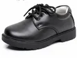 Boys' Black Leather School Shoes - 2