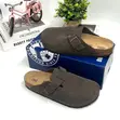 Original Birkenstock Boston Clogs - Black Suede - 3