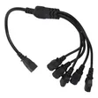 Heavy Duty 3-in-1 Splitter Y Computer Power Cable (90°) - 3