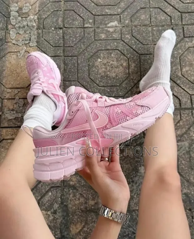 Nike V2K Run Pink Foam Sneakers - 1
