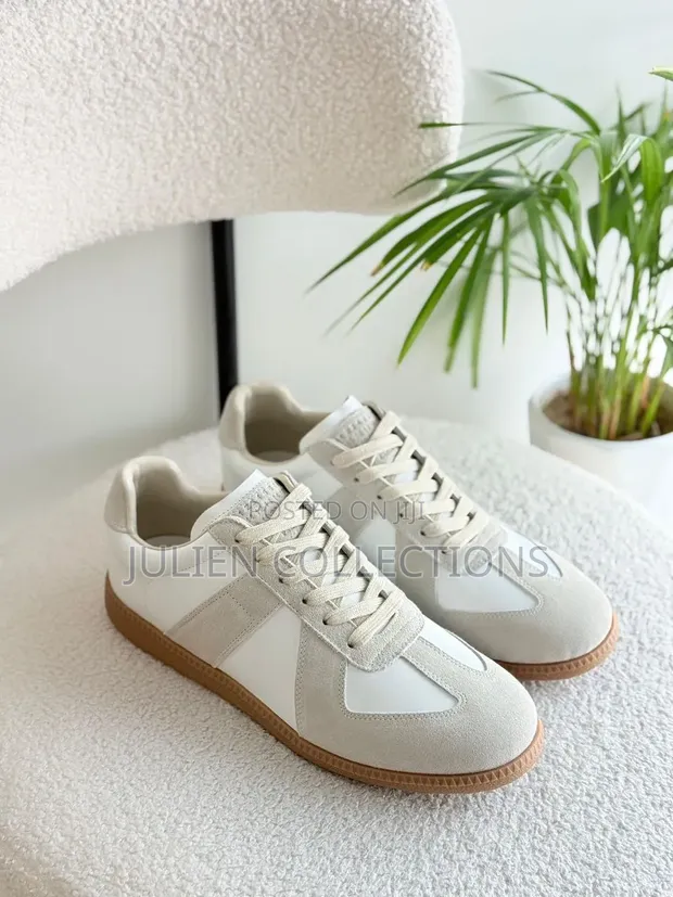 Maison Margiela OG White Brown Sneakers - 1