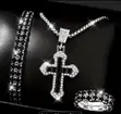 Men's Jewelry Set: Chain, Ring, Bracelet - 1