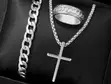 Men's Jewelry Set: Chain, Ring, Bracelet - 2