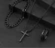 Men's Jewelry Set: Chain, Ring, Bracelet - 3