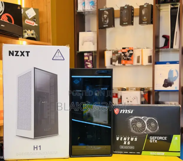 Custom NZXT H1 Gaming PC - i5-12400f, 16GB RAM, GTX 1660 Super - 1
