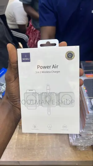 WIWU Air 3-in-1 Wireless Charger 15W Fast Charging