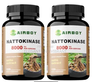 Nattokinase 8000FU, 120 Capsules