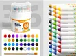 Silky Crayon Set with Painting Brush - 3