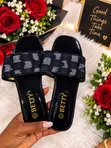 Billionaire Women's Multicolor Woven Slippers - 3