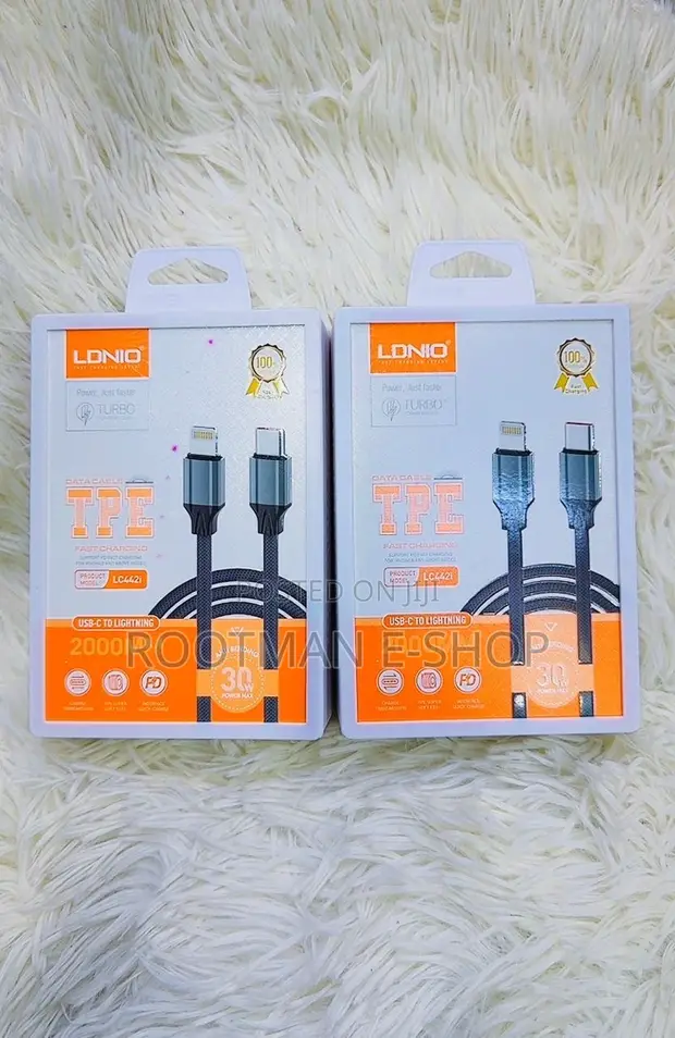 LDNIO LC441I USB-C to Lightning Cable 1M, 30W PD Fast Charging - 1