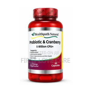 Healthpath Natural Probiotic & Cranberry 5 Billion CFU+ (90 Capsules)