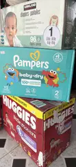 Pampers Baby-Dry Diapers - Size 2 - 4