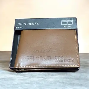 John Henry Leather Bifold Wallet