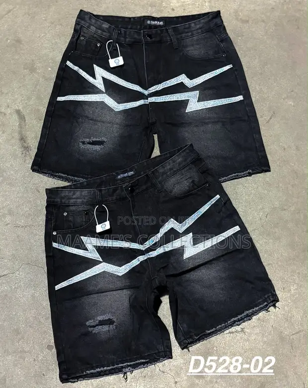 Trendy Distressed Denim Short Jeans for Men - 1