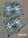 Trendy Distressed Denim Short Jeans for Men - 2