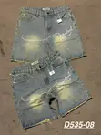 Trendy Distressed Denim Short Jeans for Men - 5