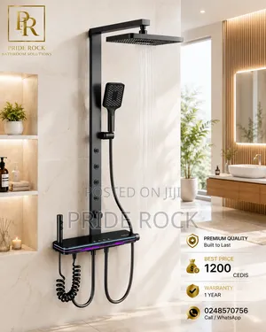 Quality Digital Shower Pole with LED