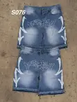 Men's Stylish Graphic Denim Shorts - 2