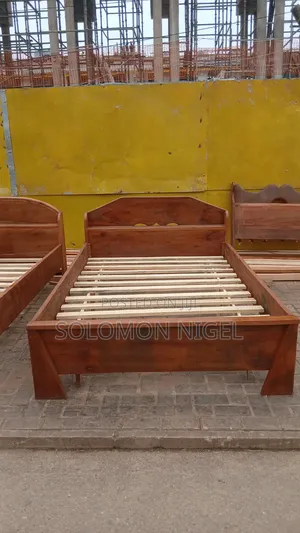 Wood-Mode Wooden Double Bed Frame