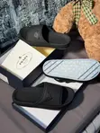 Black Prada Slippers - 1