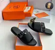 Hermes Leather Slippers - 1